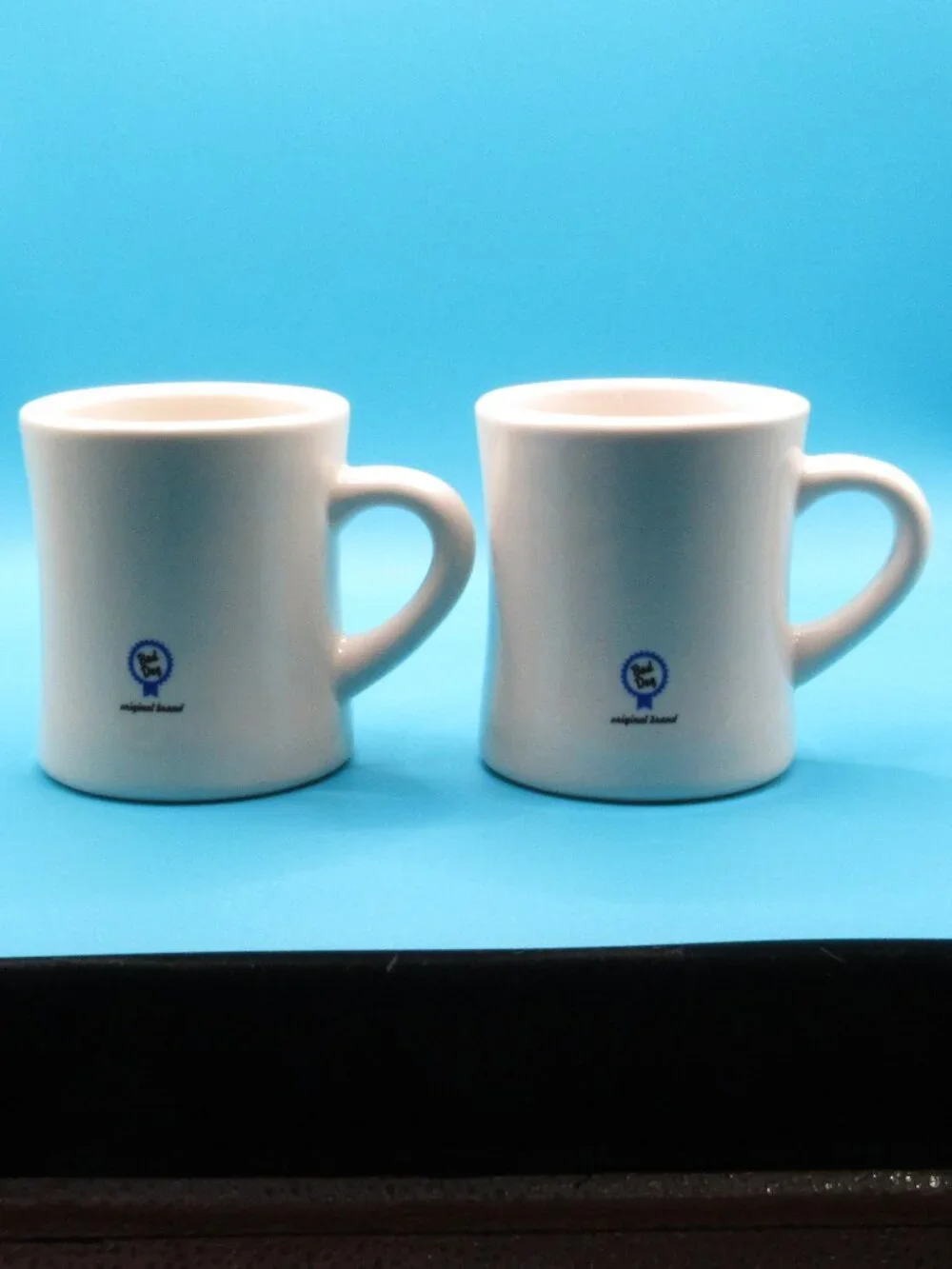 Bad Dogs White Diner-Style Mugs Set of 4 Excellent Condition Sit Stay Fetch Come